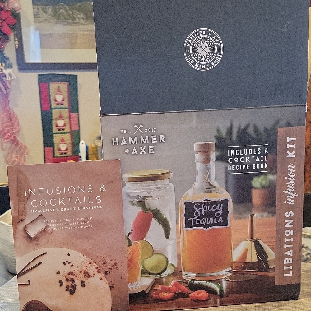 Cocktail Libations Infusion Kit,From Hammer&Axe/NIB/Cool Gift!